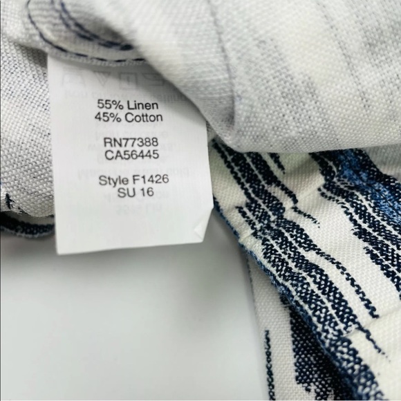 J. Crew Factory Printed Linen Pull-On Shorts Geometric Shorts Style F1426 Sz XXL - Picture 4 of 5